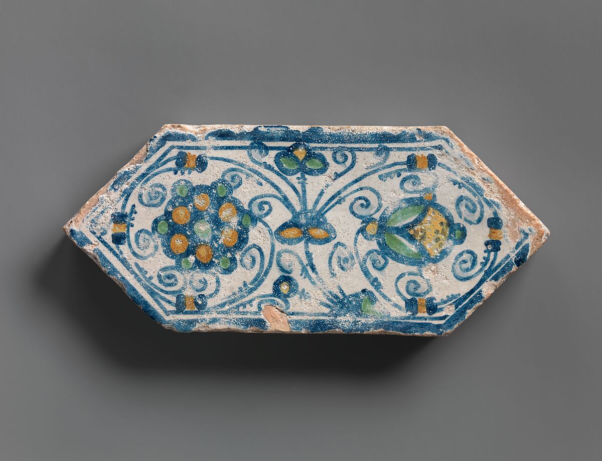 Tile, Maiolica (tin-glazed earthenware), Flemish, probably Antwerp 