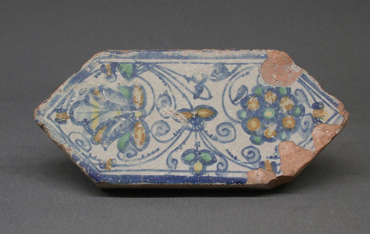 Tile, Maiolica (tin-glazed earthenware), Flemish, Antwerp 