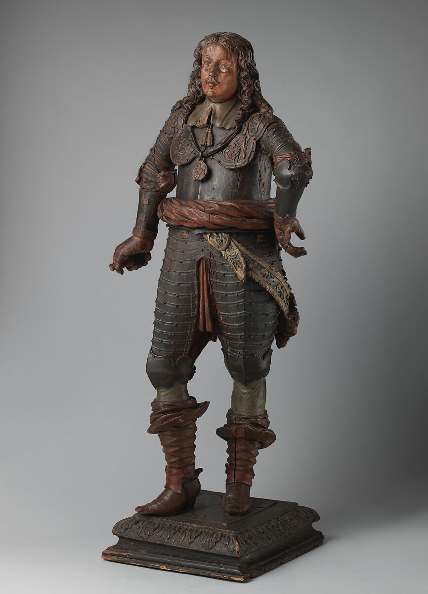 Duke of Hamilton (?), Wood, polychromed and gilded, British