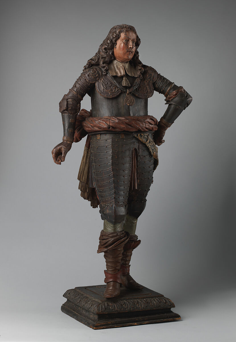 Duke of Hamilton (?), Wood, polychromed and gilded, British