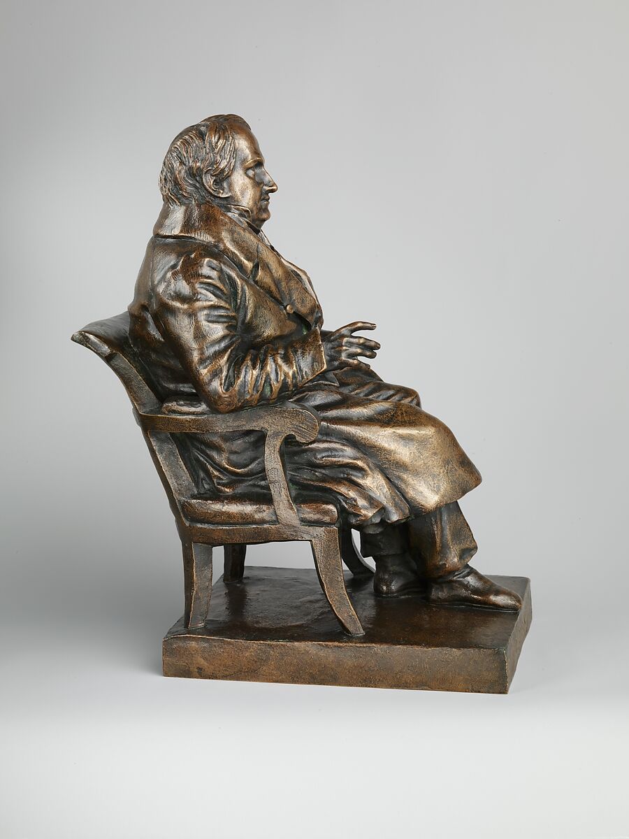 Ludwig Tieck (1773–1853), Pierre Jean David d'Angers (French, Angers 1788–1856 Paris), Bronze, French, after a German, Dresden model