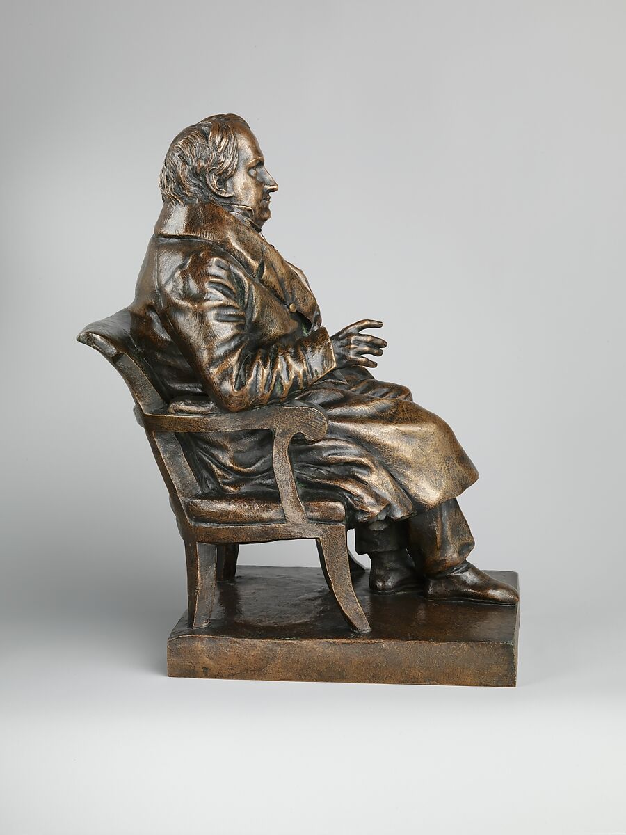 Ludwig Tieck (1773–1853), Pierre Jean David d'Angers (French, Angers 1788–1856 Paris), Bronze, French, after a German, Dresden model