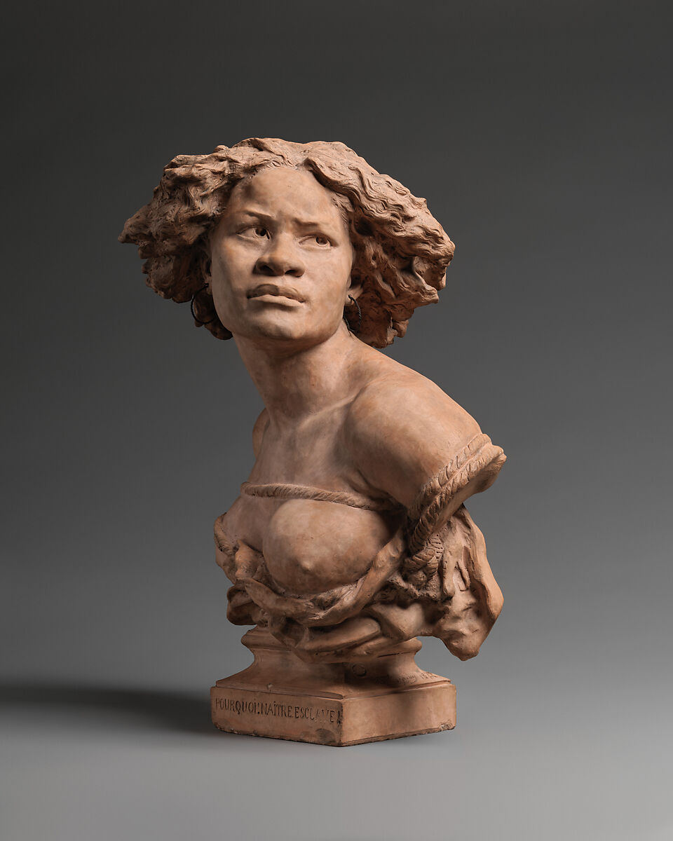 Why Born Enslaved!, Workshop of Jean-Baptiste Carpeaux (French, Valenciennes 1827–1875 Courbevoie), Terracotta, French, Auteuil