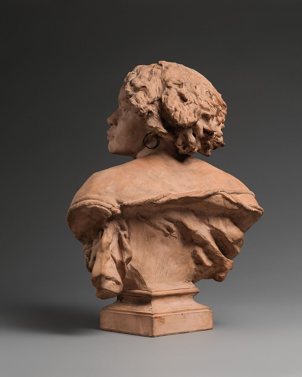 Why Born Enslaved!, Workshop of Jean-Baptiste Carpeaux (French, Valenciennes 1827–1875 Courbevoie), Terracotta, French, Auteuil