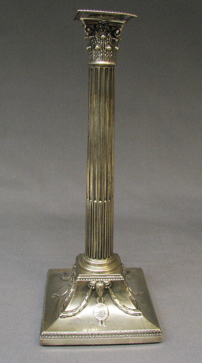 Four candlesticks, John Carter II (active 1768–1777), Silver, British, London
