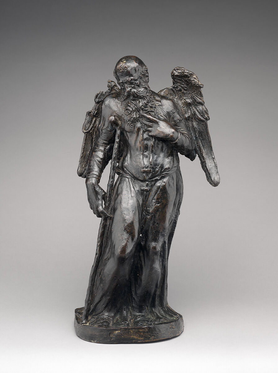 Chronos, Agostino Zoppo (Italian, ca. 1520–1572), Bronze, Italian, Padua 