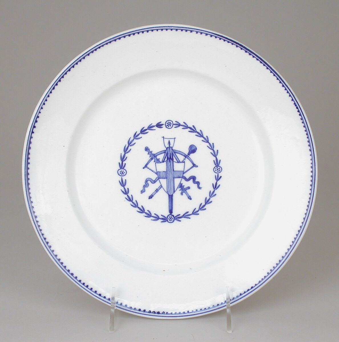 Plate, Tournai (Belgian, established ca. 1750), Hard-paste porcelain, Belgian, Tournai 