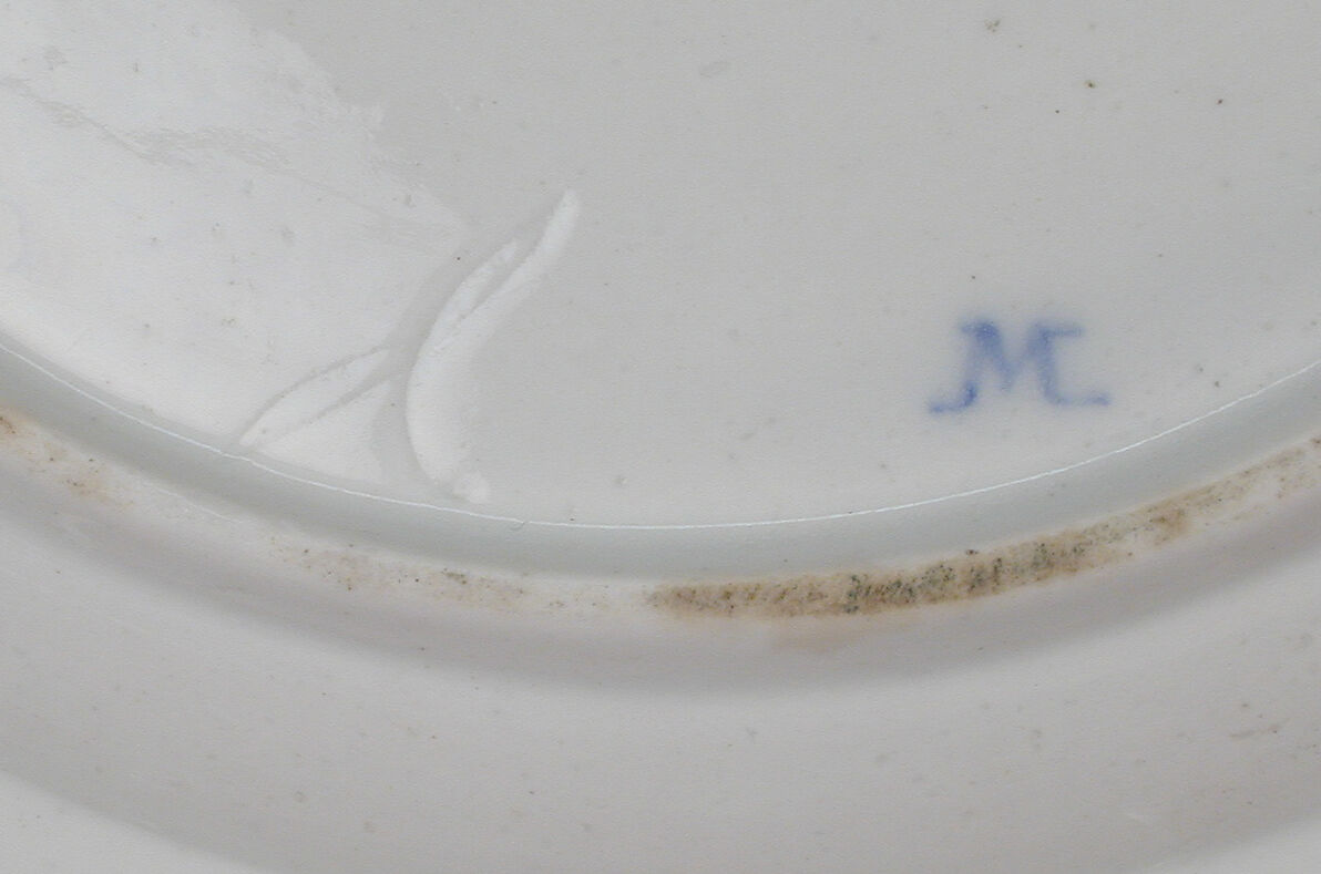 Plate, Tournai (Belgian, established ca. 1750), Hard-paste porcelain, Belgian, Tournai