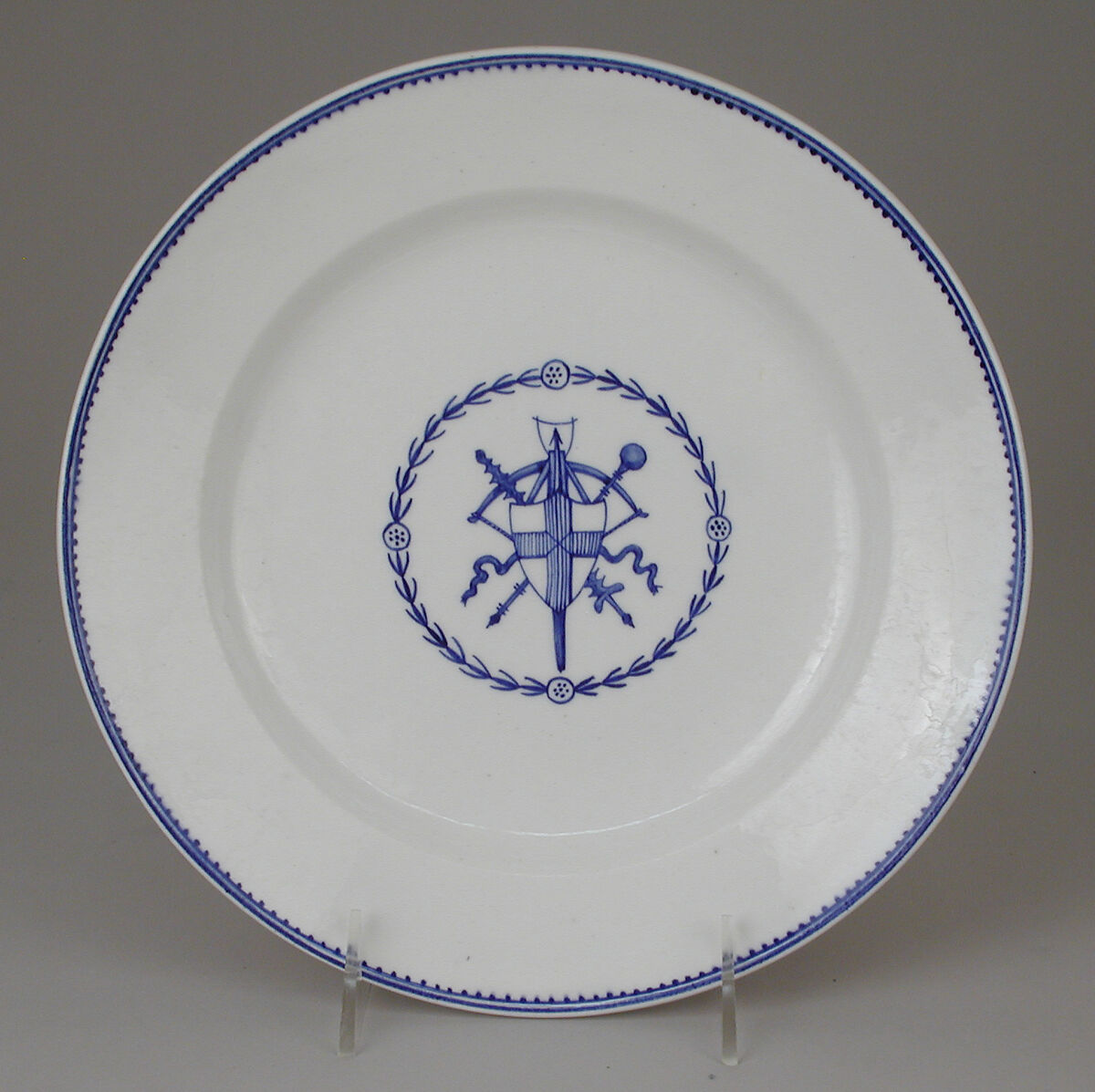 Plate, Tournai (Belgian, established ca. 1750), Hard-paste porcelain, Belgian, Tournai 