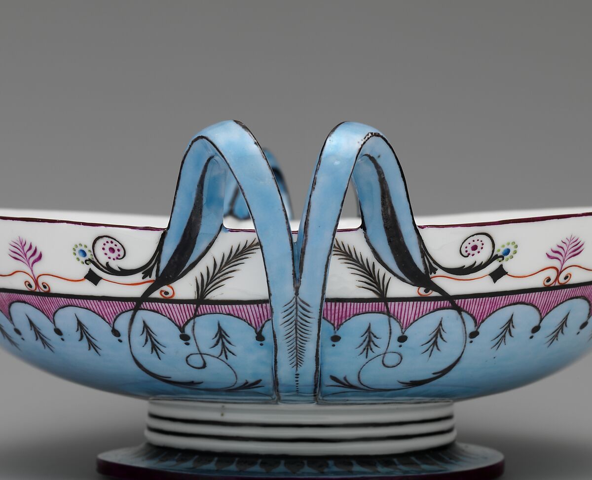 Bowl from the Rambouillet service (Jatte écuelle), Sèvres Manufactory (French, 1740–present), Hard-paste porcelain decorated in polychrome enamels, French, Sèvres