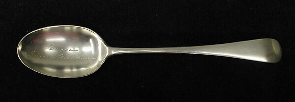 Child's porridge spoon, Roberts and Belk, Silver, British, Sheffield