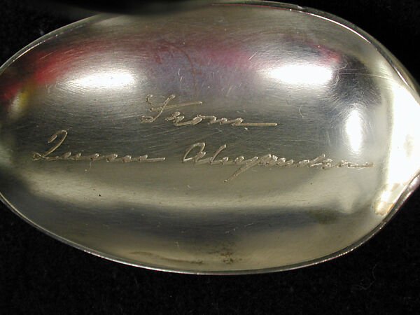 Child's porridge spoon, Roberts and Belk, Silver, British, Sheffield