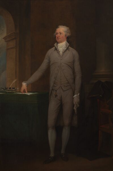 Alexander Hamilton, John Trumbull (American, Lebanon, Connecticut 1756–1843 New York), Oil on canvas, American 