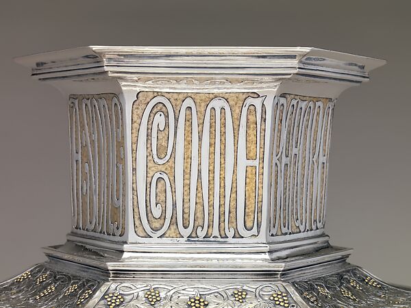 Vase, Arthur J. Stone (1847–1938), silver and gold, American