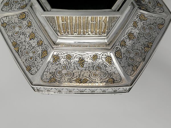 Vase, Arthur J. Stone (1847–1938), silver and gold, American