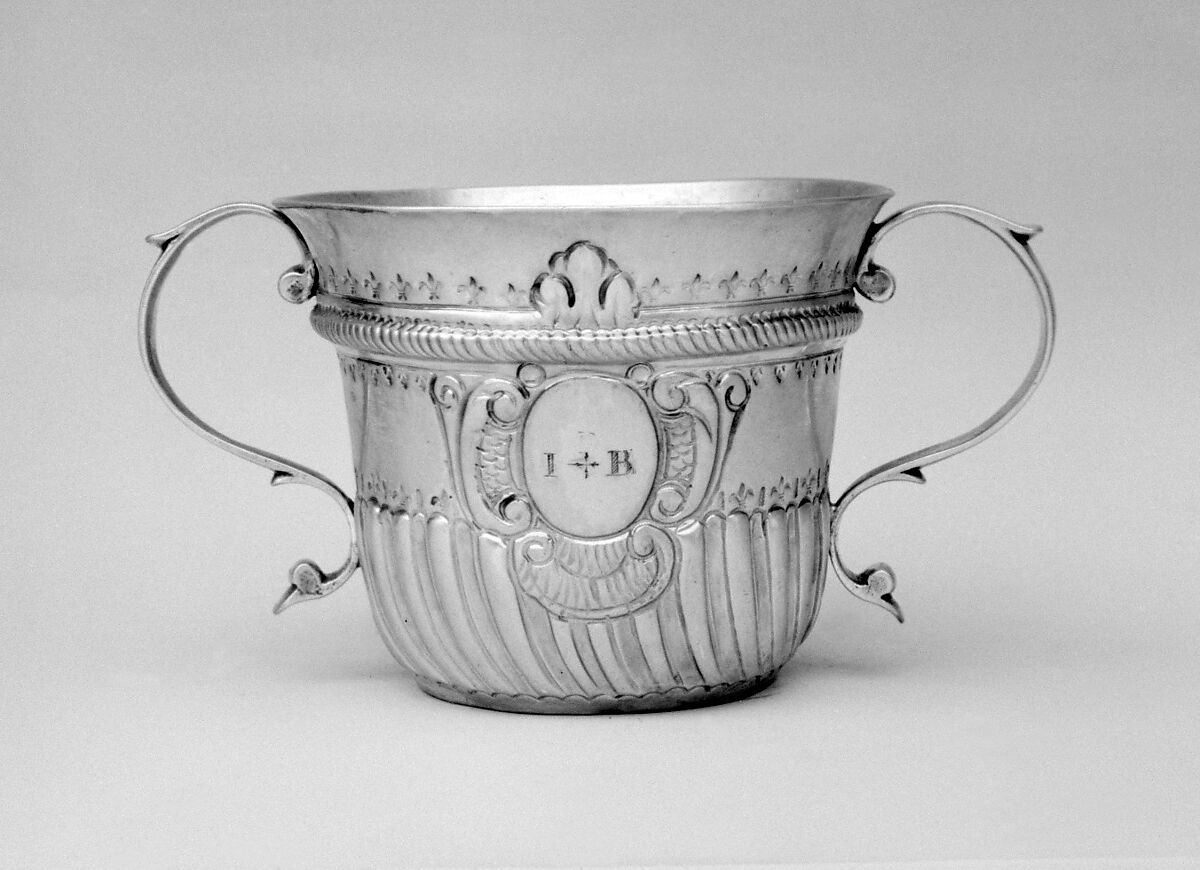 Two-handled cup, Robert Pilkington (active before 1720–after 1739), Silver, British, London 