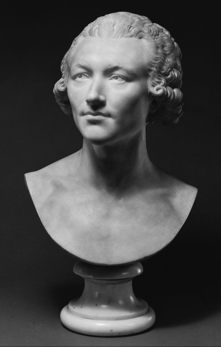 Self Portrait, Philippe Laurent Roland (French, Pont-à-Marc 1746–1816 Paris), Marble, French, Paris