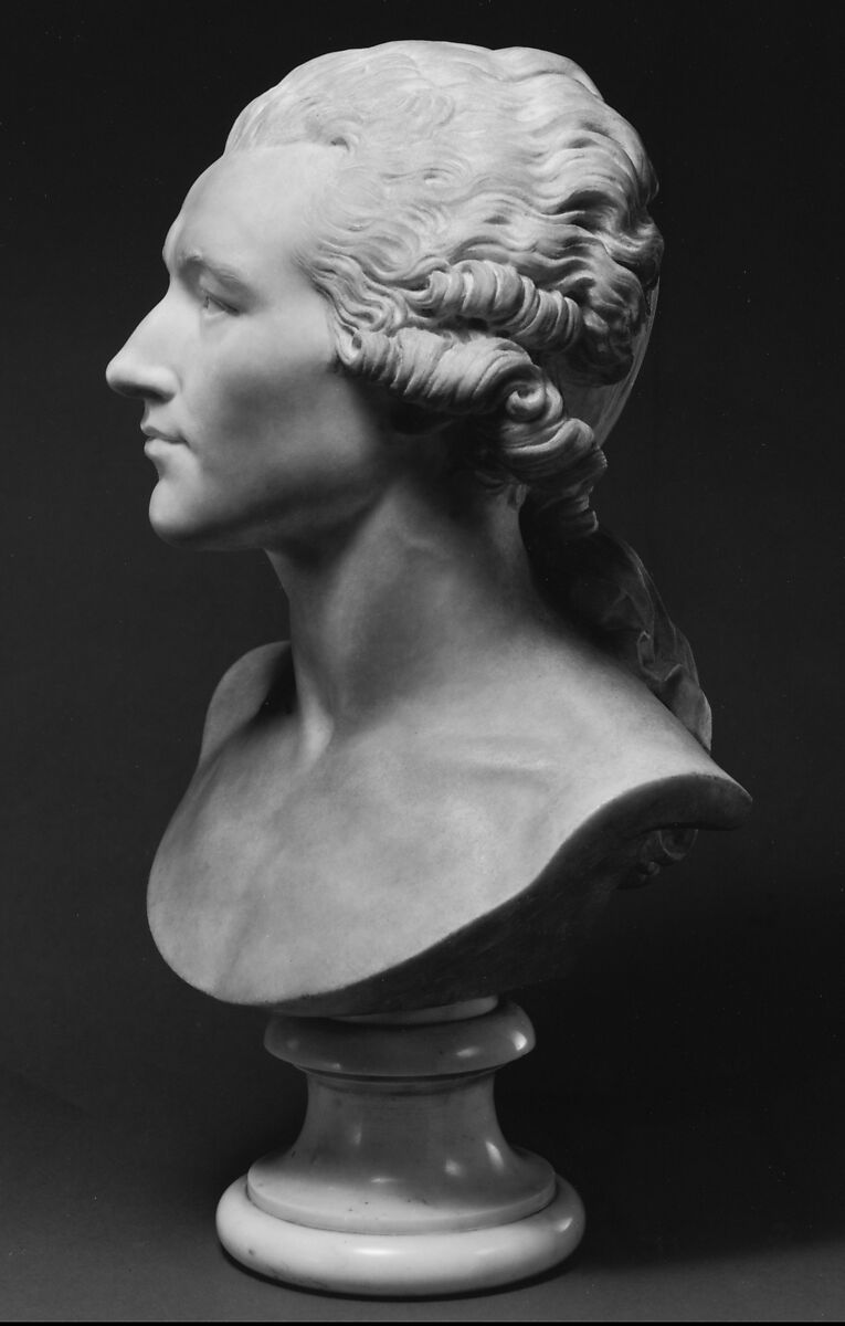 Self Portrait, Philippe Laurent Roland (French, Pont-à-Marc 1746–1816 Paris), Marble, French, Paris