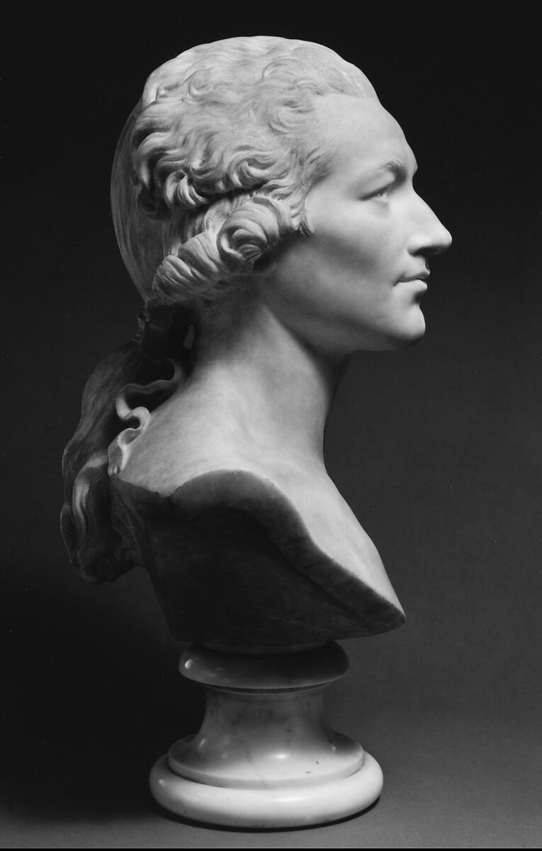 Self Portrait, Philippe Laurent Roland (French, Pont-à-Marc 1746–1816 Paris), Marble, French, Paris