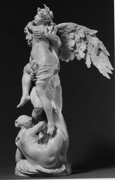 Time Ravishing Youth and Beauty, Ivory, Southern German or Austrian