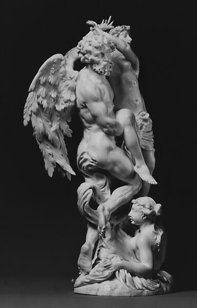 Time Ravishing Youth and Beauty, Ivory, Southern German or Austrian