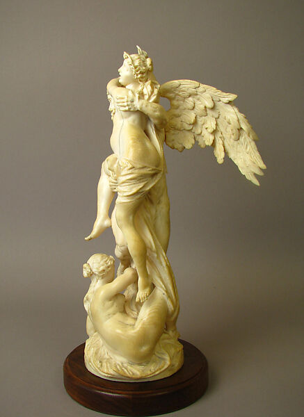 Time Ravishing Youth and Beauty, Ivory, Southern German or Austrian