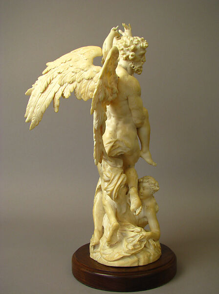 Time Ravishing Youth and Beauty, Ivory, Southern German or Austrian