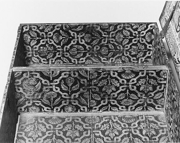 Bible Box, Oak, iron, paper