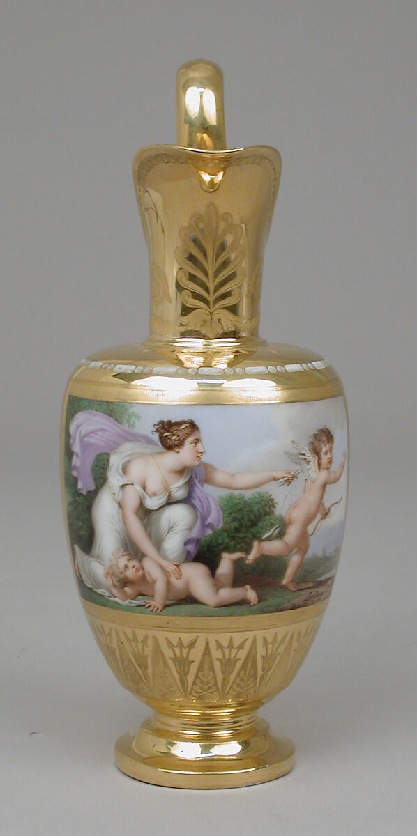 Milk jug (pot à lait Étrusque), part of Breakfast Service (déjeuner), Sèvres Manufactory (French, 1740–present), Hard-paste porcelain, French, Sèvres 