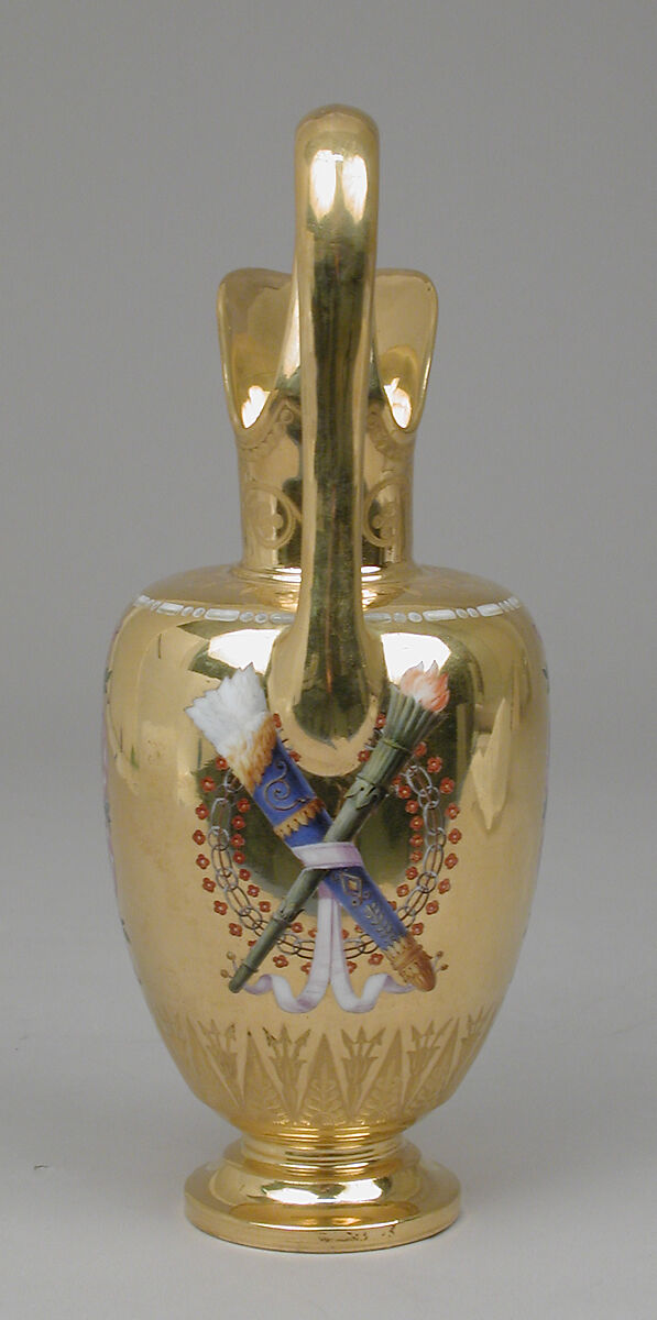 Milk jug (pot à lait Étrusque), part of Breakfast Service (déjeuner), Sèvres Manufactory (French, 1740–present), Hard-paste porcelain, French, Sèvres