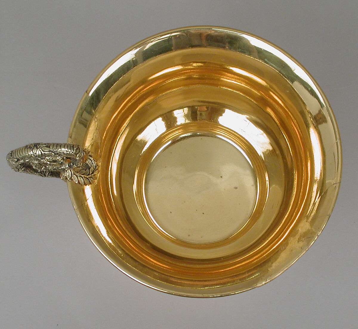Cup (tasse Jasmin), part of Breakfast Service (déjeuner), Sèvres Manufactory (French, 1740–present), Hard-paste porcelain, silver gilt, French, Sèvres