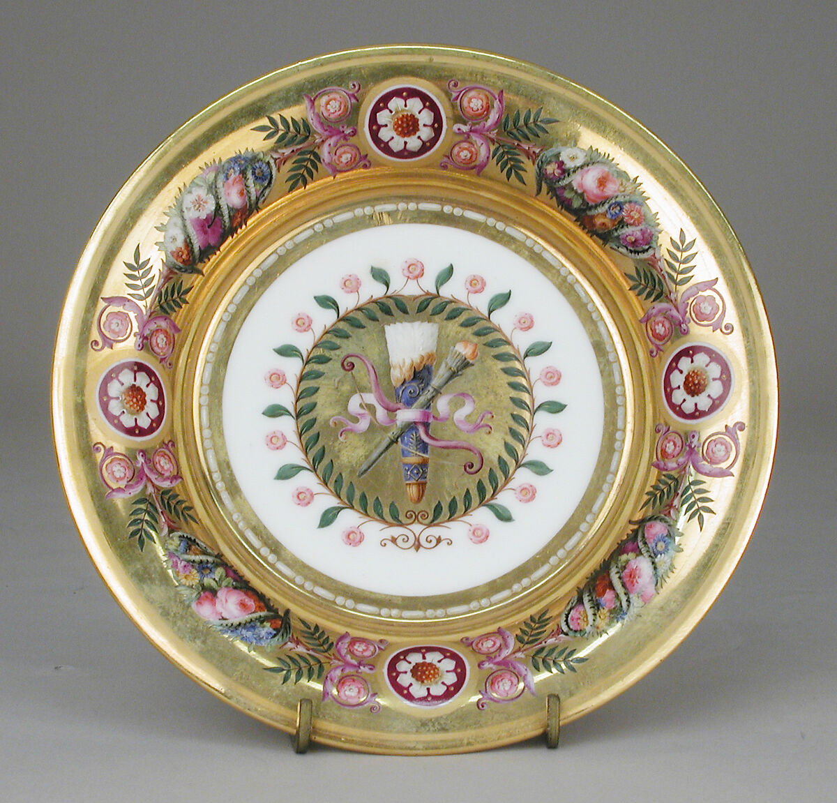 Saucer, part of Breakfast Service (déjeuner), Sèvres Manufactory (French, 1740–present), Hard-paste porcelain, French, Sèvres 