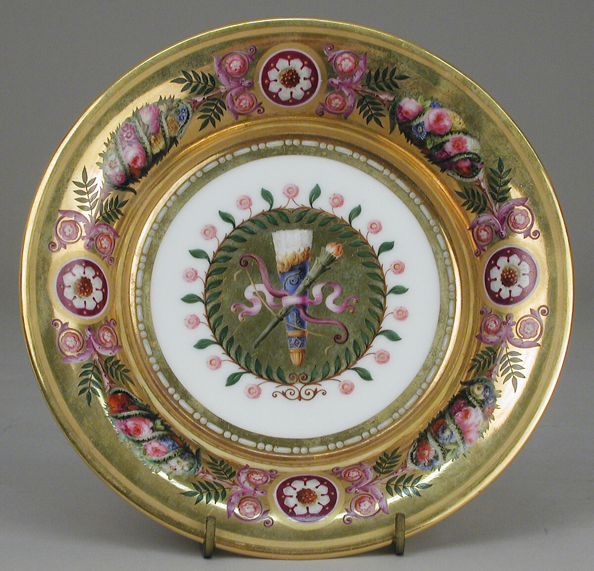 Saucer, part of Breakfast Service (déjeuner), Sèvres Manufactory (French, 1740–present), Hard-paste porcelain, French, Sèvres 