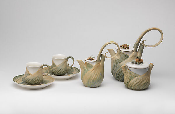 Sugar bowl (part of a service), Sèvres Manufactory (French, 1740–present), Hard-paste porcelain, French, Sèvres