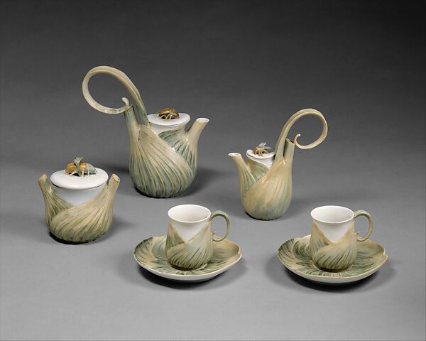 Sugar bowl (part of a service), Sèvres Manufactory (French, 1740–present), Hard-paste porcelain, French, Sèvres