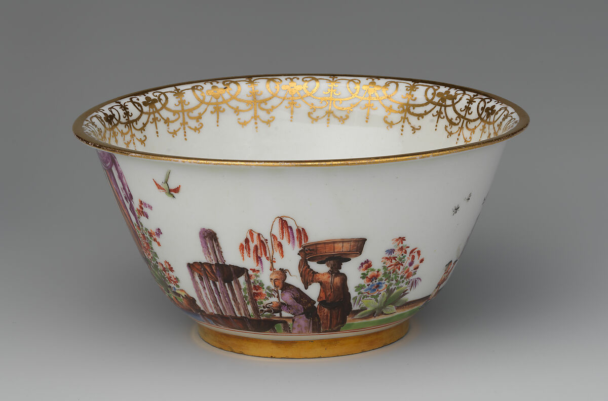 Bowl, Meissen Manufactory (German, 1710–present), Hard-paste porcelain, German, Meissen
