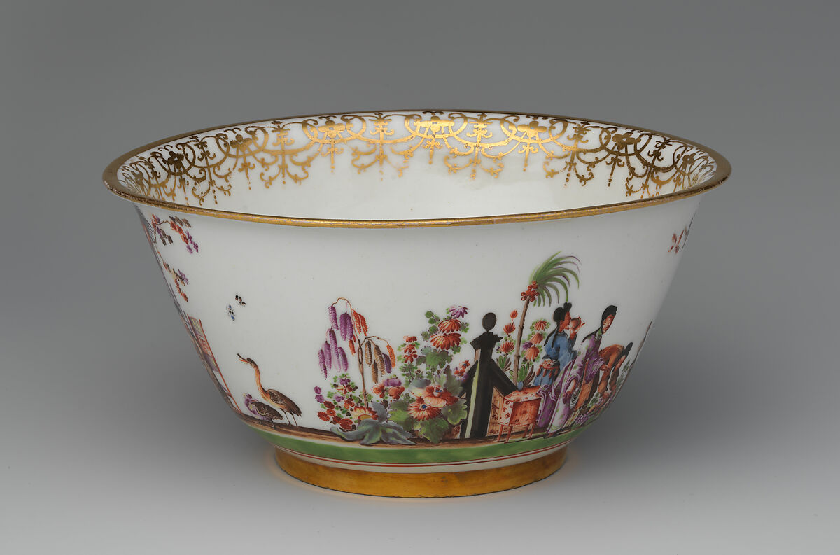 Bowl, Meissen Manufactory (German, 1710–present), Hard-paste porcelain, German, Meissen