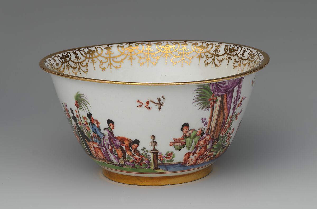 Bowl, Meissen Manufactory (German, 1710–present), Hard-paste porcelain, German, Meissen