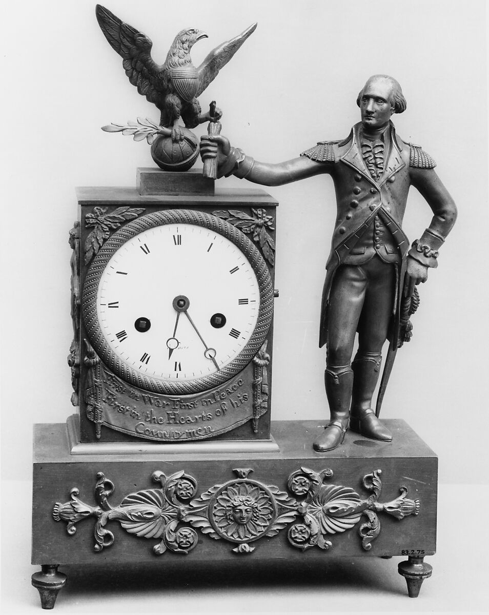 Clock, Gilt bronze 