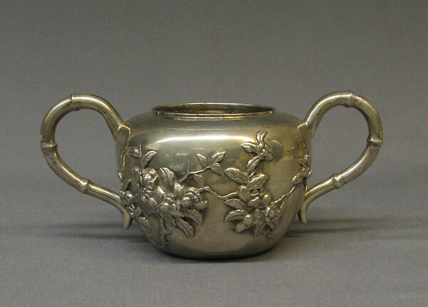 Sugar bowl, Te Chi (Chinese), Silver, Anglo-Chinese (Shanghai) 