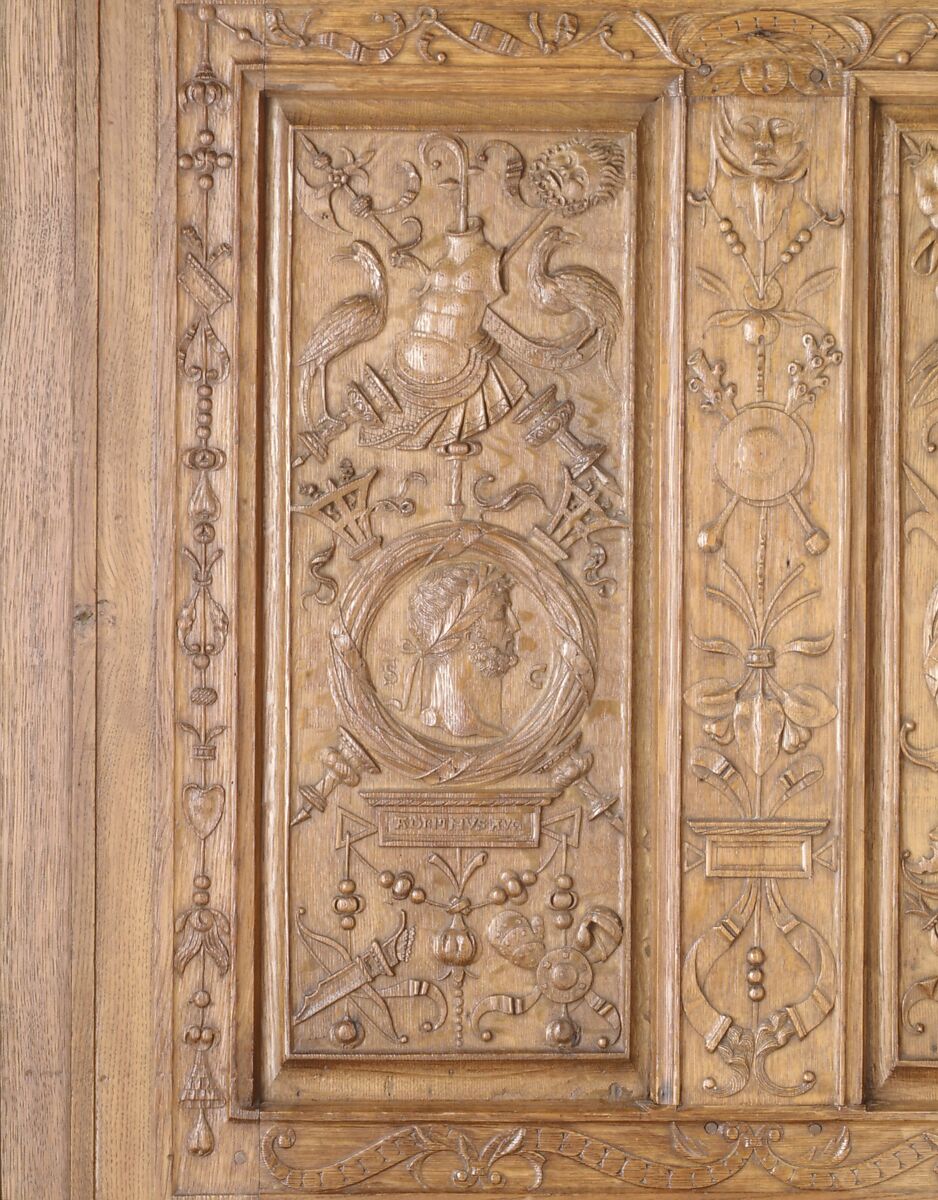 Panel (part of a set), Nicolas Castille (active 1503–21), Carved oak, French 