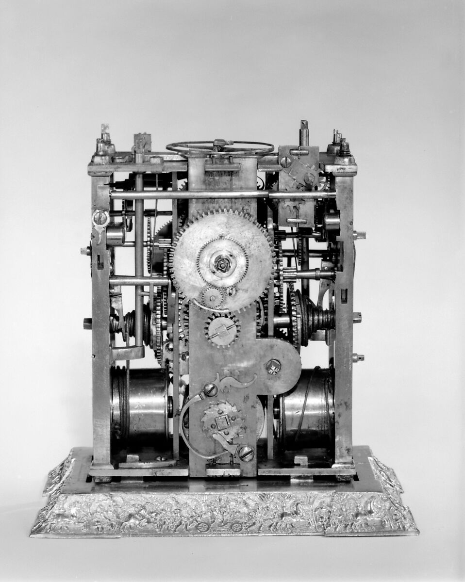 Astronomical table clock, Movement probably by Jeremias Metzger (German, ca. 1525–ca. 1597), Case and dials: gilded brass; Movement: iron, German, Augsburg