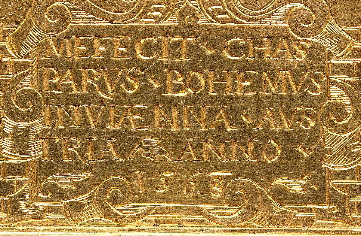 Astronomical table clock, Movement probably by Jeremias Metzger (German, ca. 1525–ca. 1597), Case and dials: gilded brass; Movement: iron, German, Augsburg