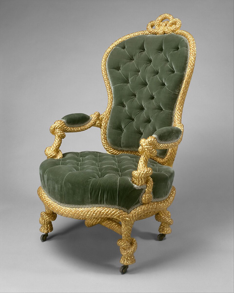 Manner Of A M E Fournier Armchair French Probably Paris