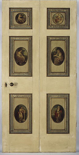 Pair of doors with scenes after Angelica Kauffman