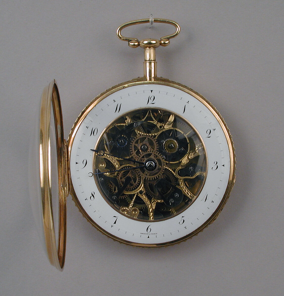 Watch, Watchmaker: Imitator of Breguet, Gold, glass, Swiss, La Chaux-de-Fonds 