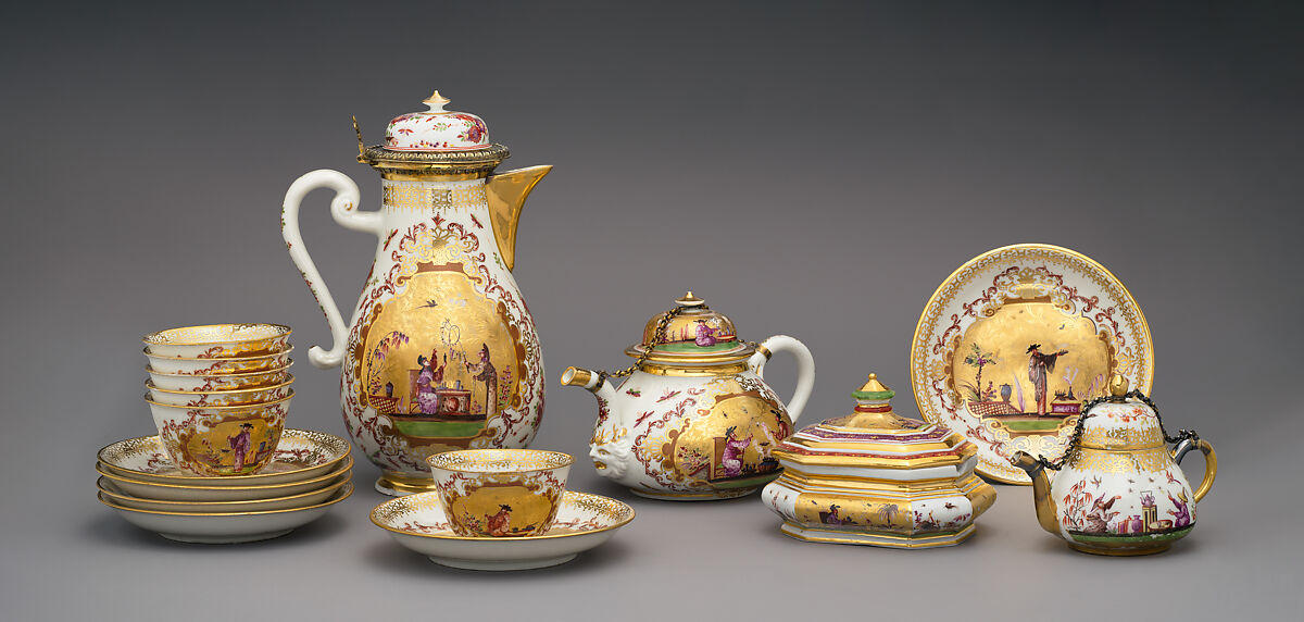 Teabowl (part of a service), Meissen Manufactory (German, 1710–present), Hard-paste porcelain, German, Meissen