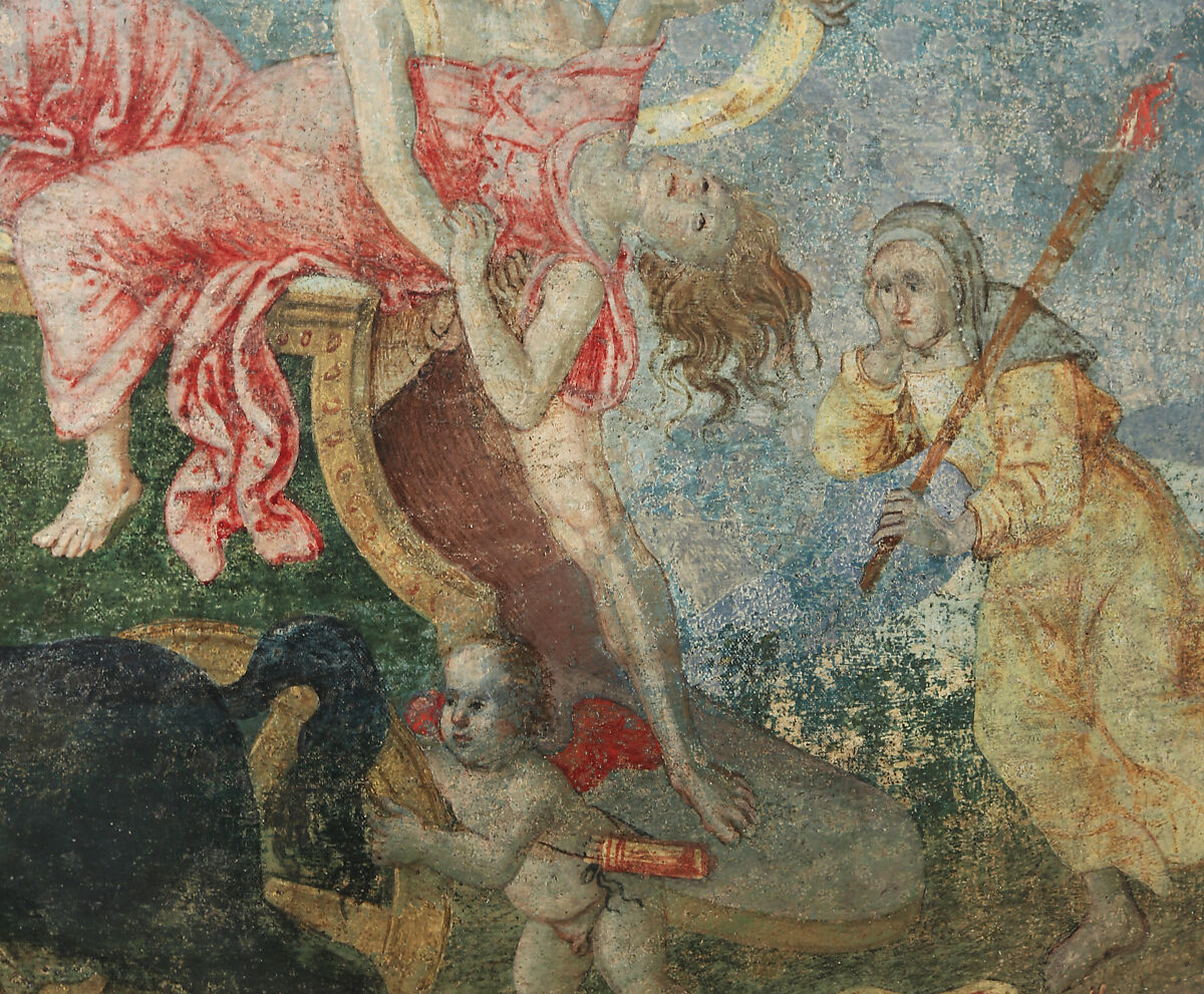Rape of Proserpine, Pinturicchio (Italian, Perugia 1454–1513 Siena), Fresco, transferred to canvas and attached to wood panels, Italian, Umbria