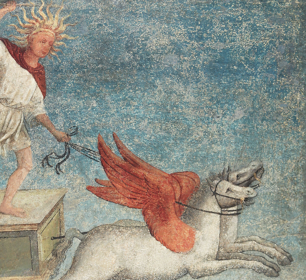 Chariot of Apollo, Pinturicchio (Italian, Perugia 1454–1513 Siena), Fresco, transferred to canvas and attached to wood panels, Italian, Umbria