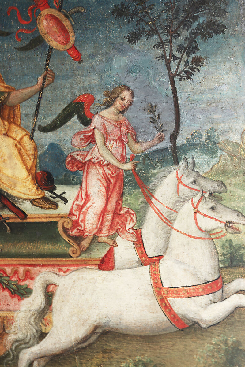 Triumph of a Warrior, Pinturicchio (Italian, Perugia 1454–1513 Siena), Fresco, transferred to canvas and attached to wood panels, Italian, Umbria